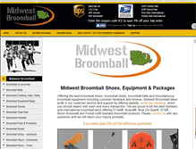 Tablet Screenshot of midwestbroomball.com